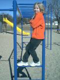 casie at school playground
