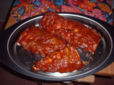 short ribs with bbq sauce