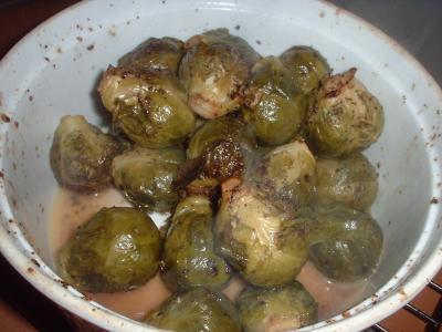 braised brussels sprouts (recipe)