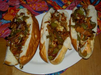 cheese steaks with Wild chanterelles (info)