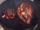 pork shoulder after 8 hours in smoker 2