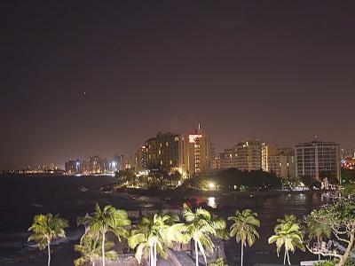 October 2:  San Juan at midnight