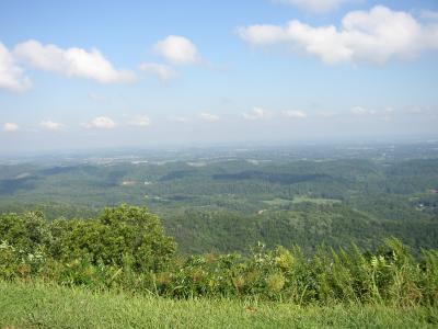 View north from the Foothills Parkway