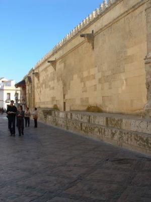 the wall of La Mezquita