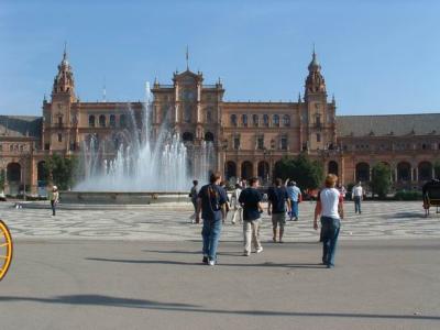 Plaza de Espaa en Sevilla