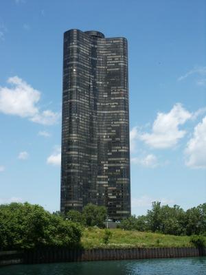 Lake Point luxury apartment tower