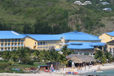 Sandals Grande from Pigeon Island