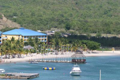 Sandals Grande from Pigeon Island