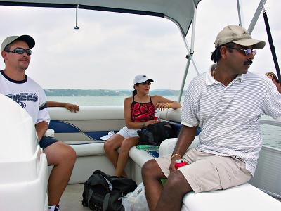 Rob, Elizabeth, and Devander
