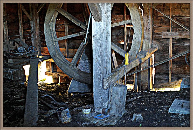In the belly of the Old Mill