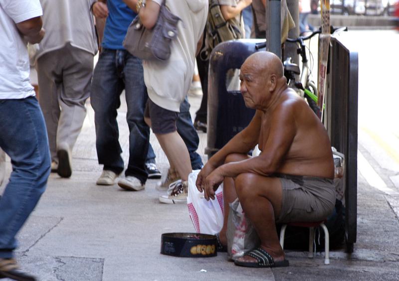 Beggar on the Street