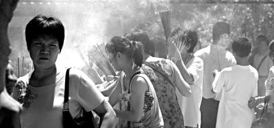 Waiting to Buy Joss Sticks
