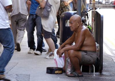 Beggar on the Street