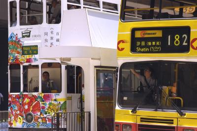 Race between the Tram and the Bus