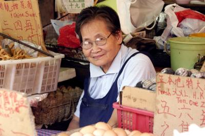 Happy Stall Keeper