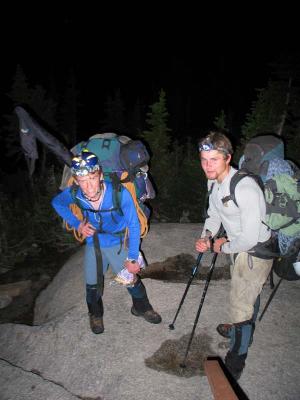 3hour after we left the cars and 300 mosquitoes later, we are at the hut.