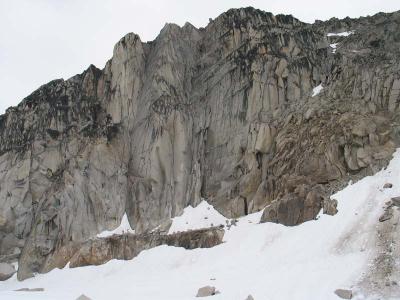 McTech Arete area on Crescent Spire