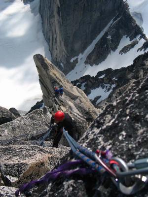 The boys now tired abseiled down with thought's of how they would celebrate that night.