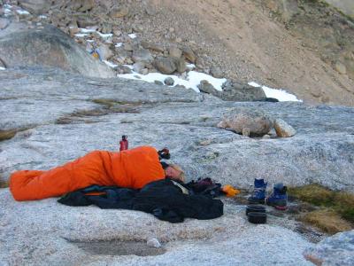 Mark decided to stay in bed as a sacrifice to the Ground Squirrel and Chipmunk Gods