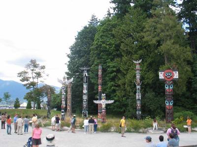 Totem Poles in Stanley Park