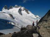 They put on their warmest clothes and walked far far across glaciers and hills to reach their dream