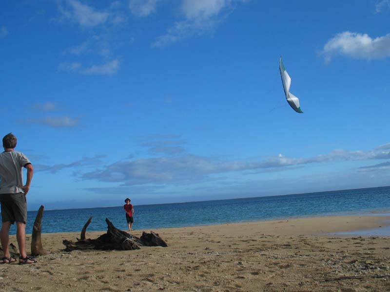 Enjoying the afternoon breeze
