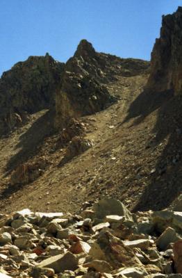 The north side of Harrison Pass