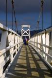 suspension bridge to point bonita lighthouse
