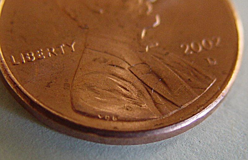 Penny designer initials by Bob Dupree