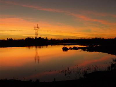 Sunset at the Slough *