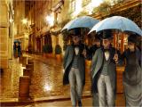 Three Couples in the Rain</b><br><font size=2>Fremiet