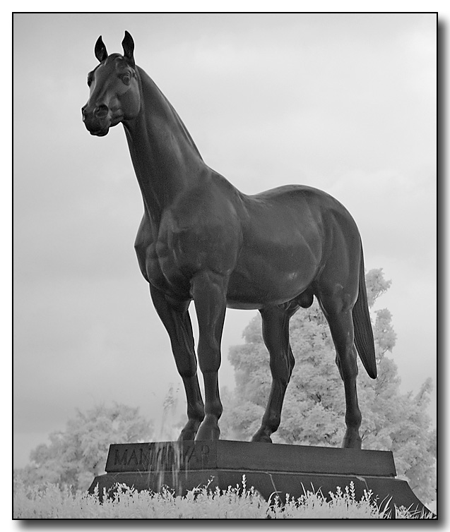 IR Man O War statue by Katherine Kenison