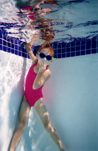 children, underwater, portrait