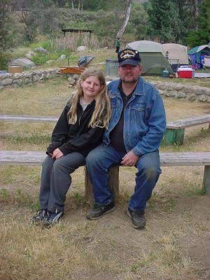 Father & Daughter at Camp