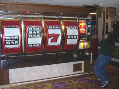 Huge slot machine