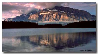 Morning on Two Jack Lake, near Banff, Alberta, Canada