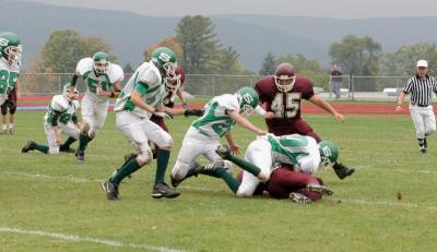 Dan Brehl tackling the RB