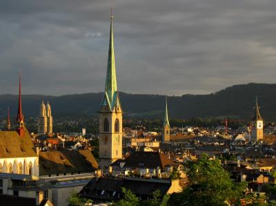 Zurich, evening view
