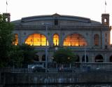 Zurich, Main Station at Sunset