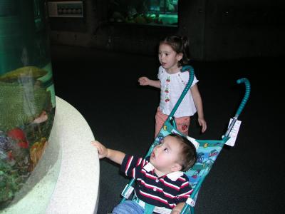 Kyle and Sarah at the Aquarium