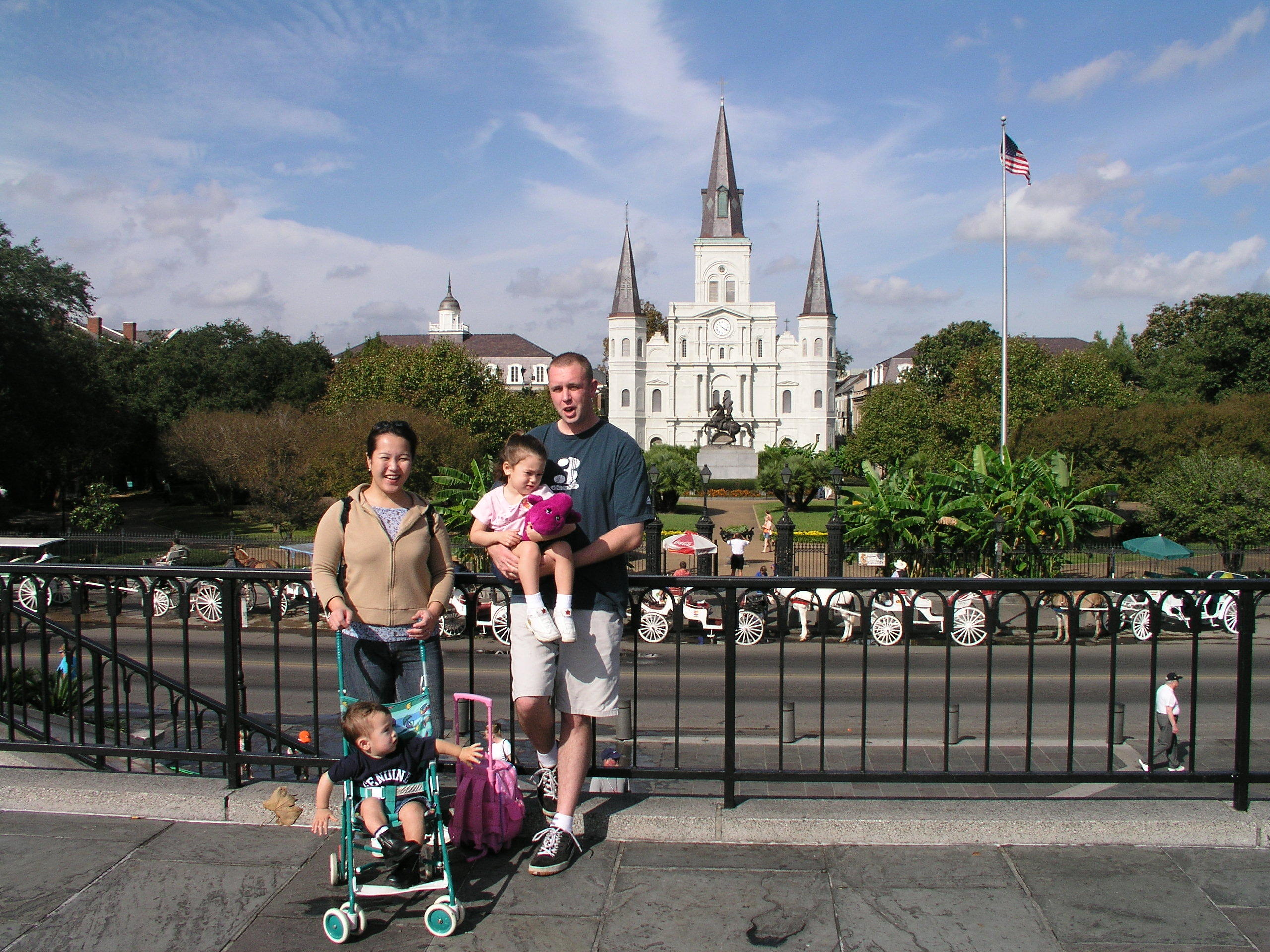 Family photo @ Jackson Square