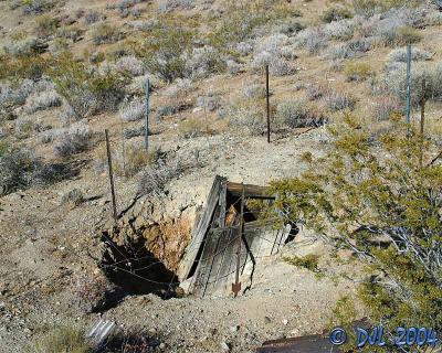 Mine at 35 30 47 N and 117 42 20 W