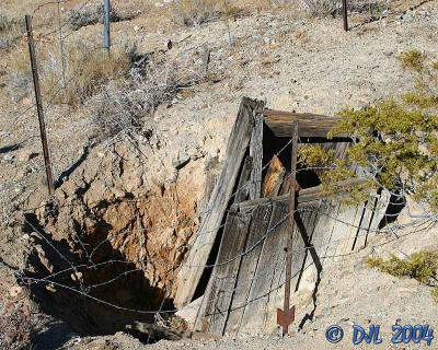 Mine at 35 30 47 N and 117 42 20 W