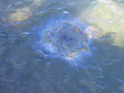 U.S.S. Arizona leaking oil
