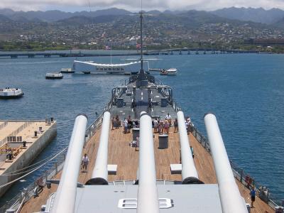 Onboard U.S.S Missouri