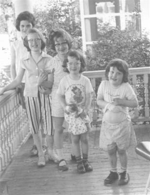 Mary Joan Ann Aileen Frances and Teresa May 1959