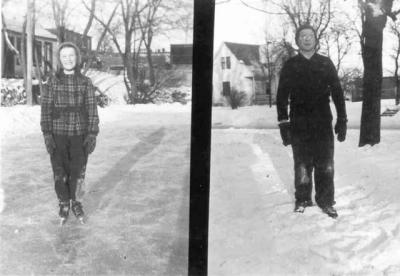 Left-Agnes McHale Right-Terry McHale December 1938
