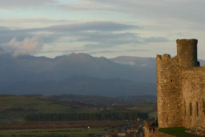 Lliwedd and Harlech castle