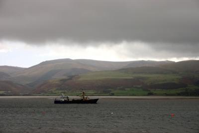 Llwytmor and Foel Fras over Conway bay