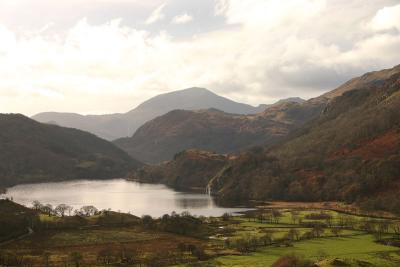 Moel Hebog and Llyn Gwynant
